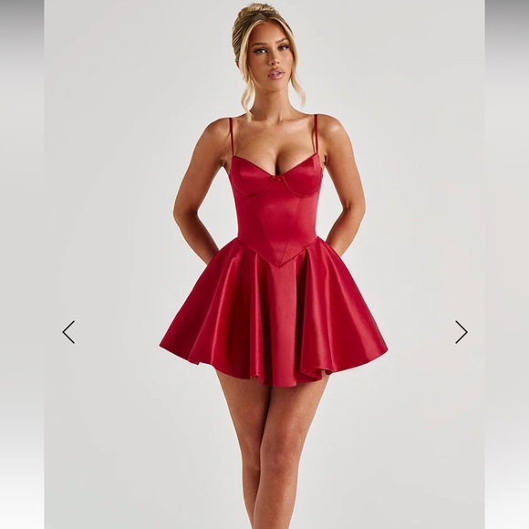 Babyboo POPPY MINI DRESS - RED - Picture 5 of 12